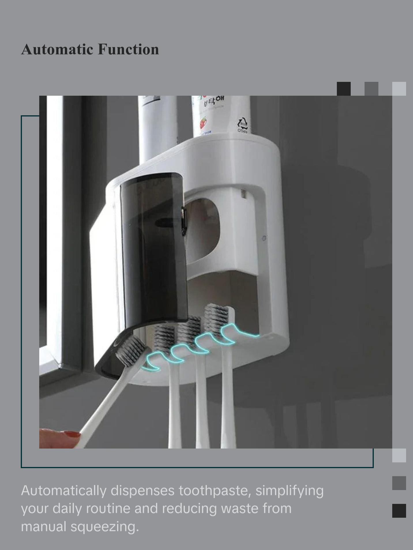 Wall Mounted Automatic Toothpaste Squeezer