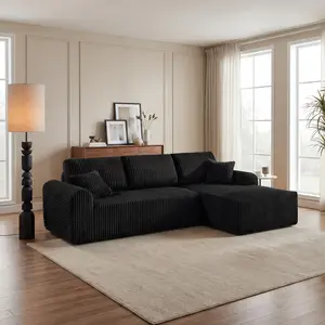 109"Cloud Modular Sectional Sofa Couch with L-Shape Chaise,Modern Minimalist Upholstered Couches for Living Room Bedroom,Deep Seat Corner Couch,No Assembly Required