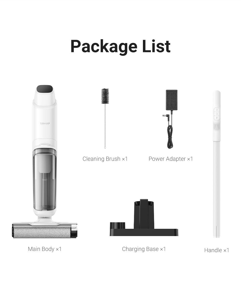 DREAME K10 Plus Vacuum Mop,  Wet Dry Vacuum Cleaner, Smart Floor Cleaner Cordless Vacuum and Mop for Hard Floors, 30min Seamless Cleaning, Cleans Itself, 540RPM Brush Darts through Dirt with Ease, Expressive Voice Prompts, Real-Time Interaction