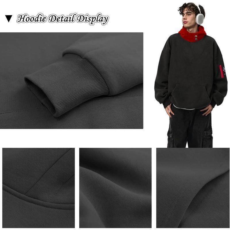 Unisex Anime Hoodie Cosplay Costume Men Black 3D Novelty Hooded Sweatshirt Pullover Jacket Outerwear Coat for Women