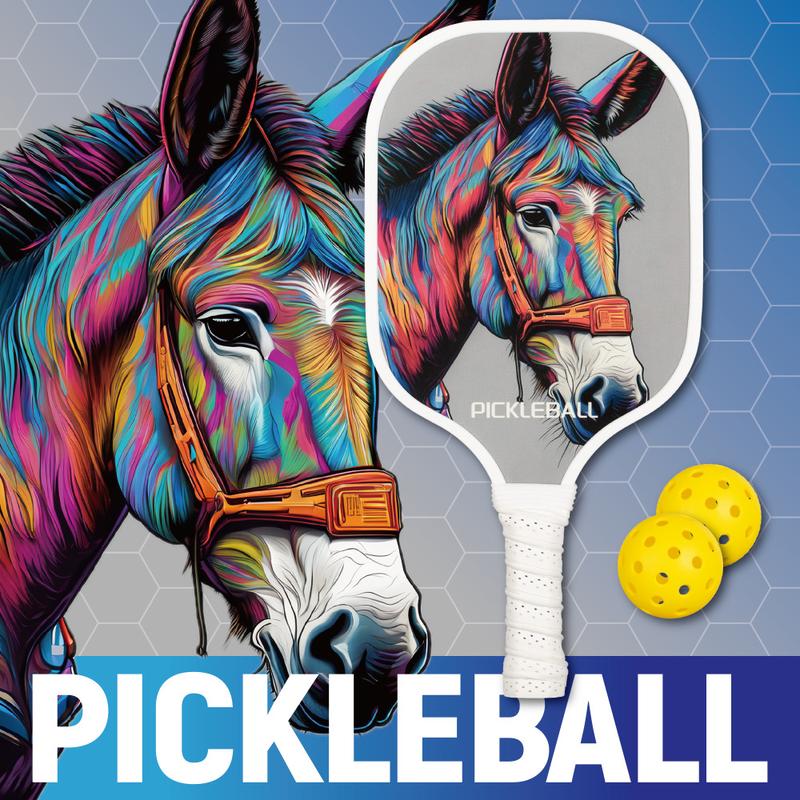 Pickleball Paddles Set Fiberglass Face PP Honeycomb Core Lightweight Durable Outdoor Sport
