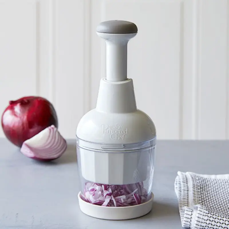 Kitchen Fruit Utensil - Pampered Chef Food Chopper - Dishwasher Safe & Clear Design