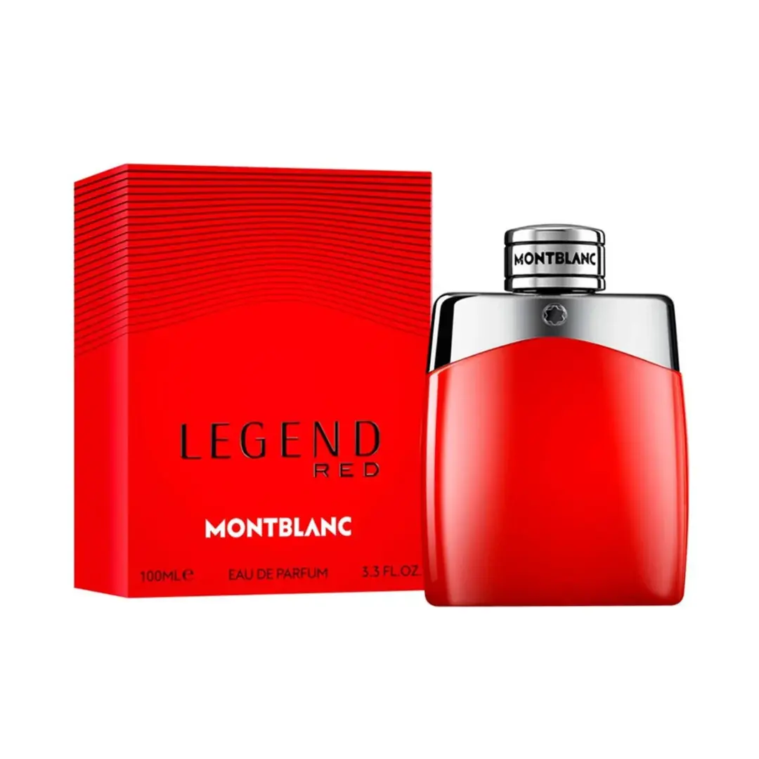 Montblanc Legend Red Eau de Parfum for Men (3.4 fl oz/100ml) – Woody Citrus Men's Fragrance for Adults with Naturally Derived Blood Orange, Cedarwood, Mahogany, Long-Lasting Designer Cologne