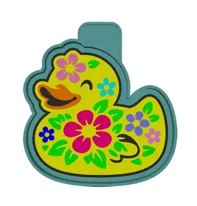 Floral Rubber Duck Freshie Mold