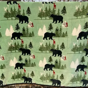 OSO # 2 mint THROW BLANKET KING SIZE