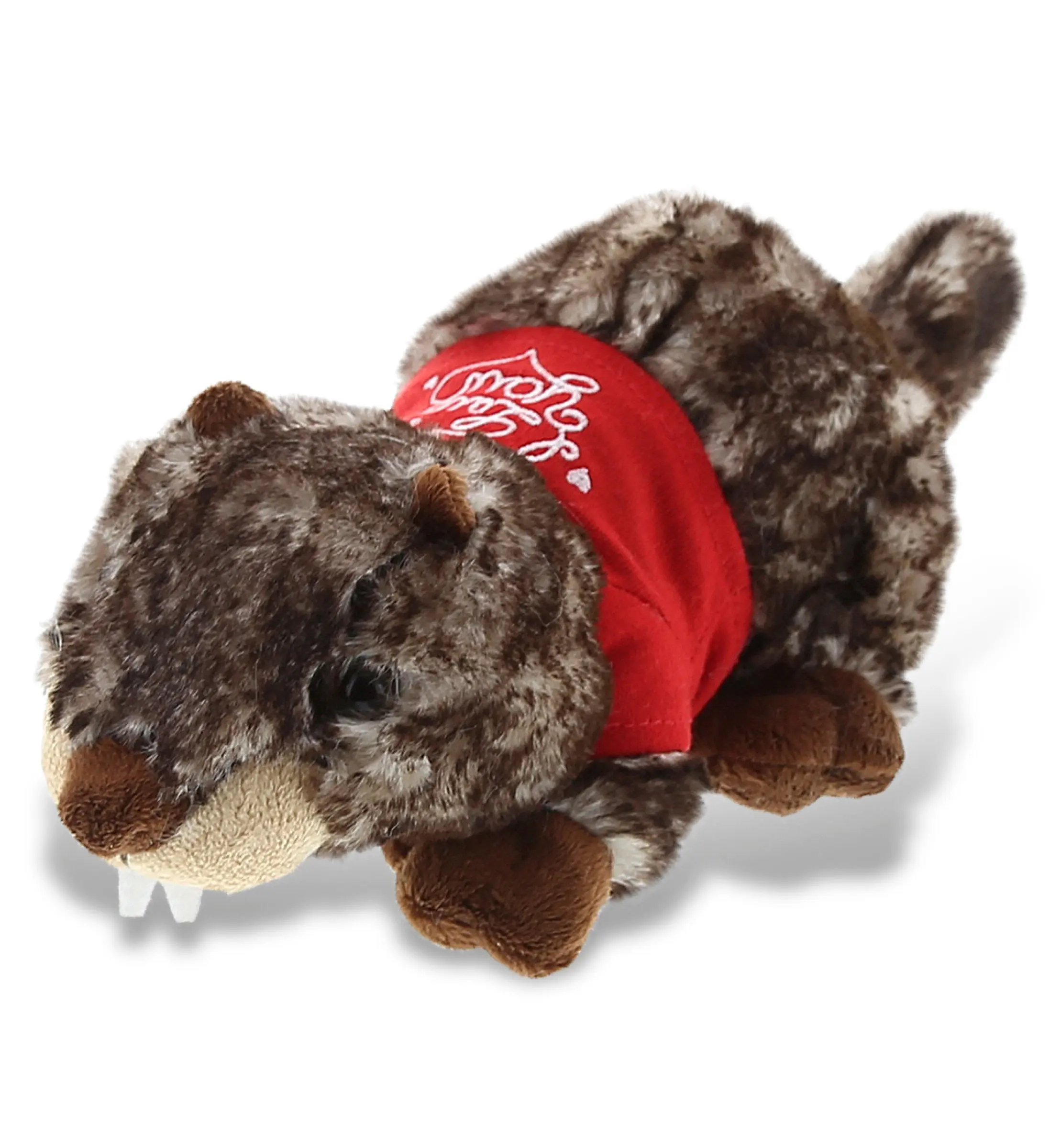 PLUSH I LOVE YOU RED SHIRT- SUPER SOFT PLUSH - LYING MARMOT