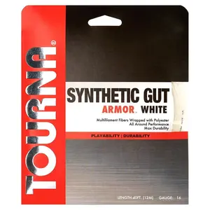 Synthetic Gut Armour Tennis String White