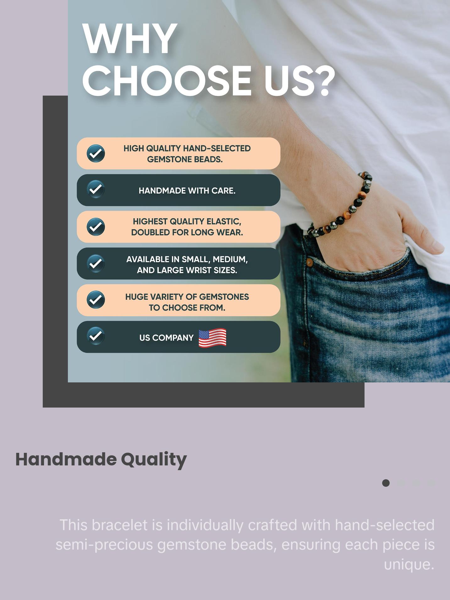 Cherry Tree Collection | Stretch Bracelet | 6mm Beads (Lace Agate - Purple) Cherry Tree Collection | Stretch Bracelet | 6mm Beads (Lace Agate - Purple)