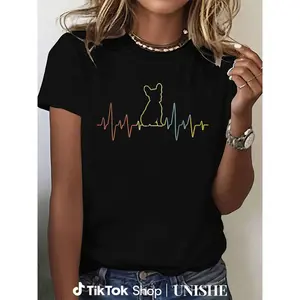 French Bulldog Owner Casual Tee – 100% Cotton Funny Retro Vintage Frenchie Shirt