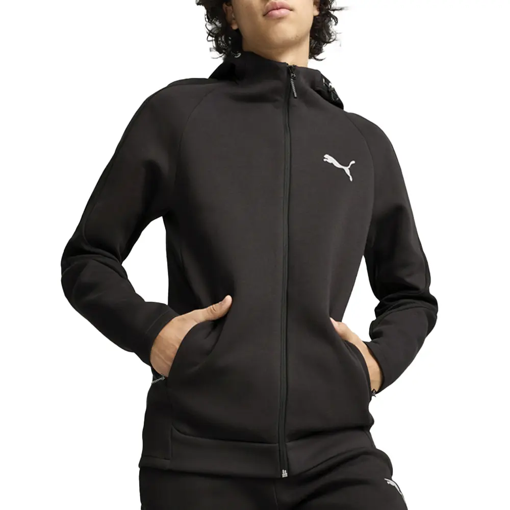 PUMA Mens Evostripe Hoodie Casual Outerwear Casual - Black