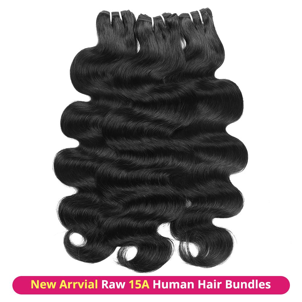 Brazilian Body Wave/Straight Bundles Quick Weave Extensions 2x6 4x4 Lace Closure Virgin Human Hair Weave Bundles #TiktokShopSpringGlowUp