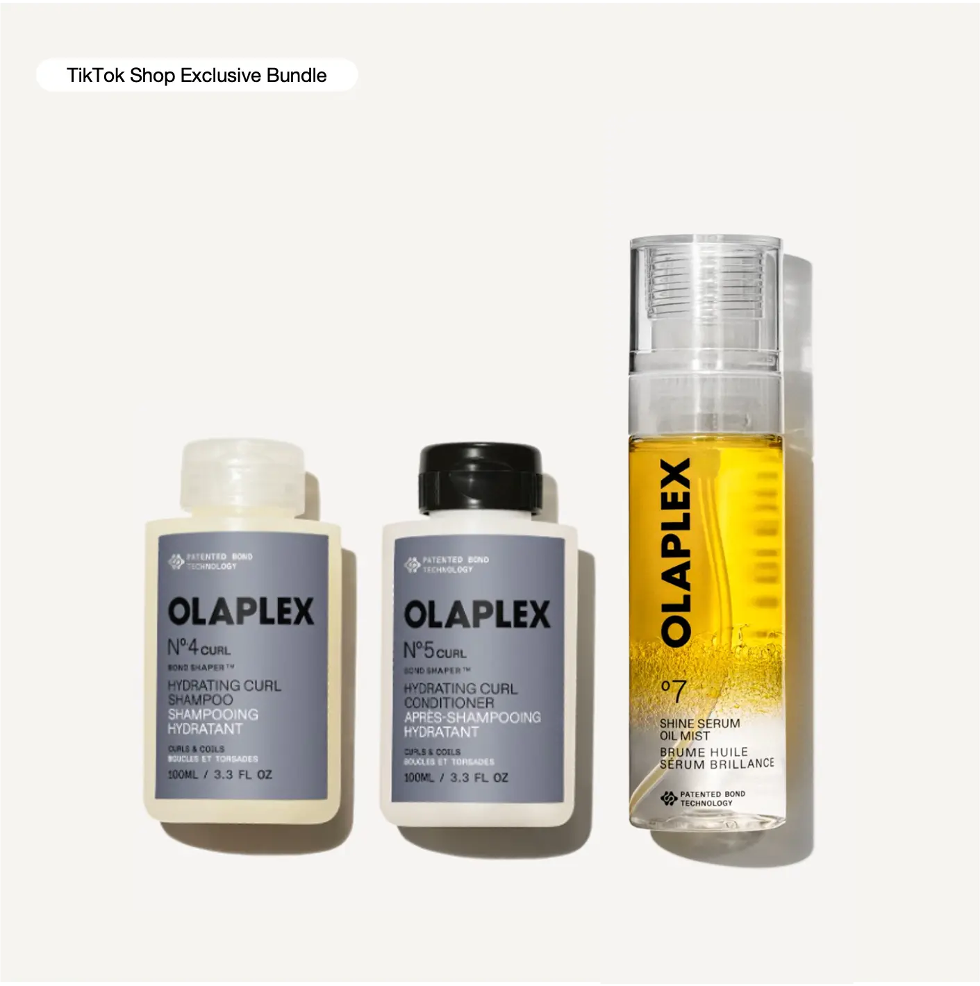 OLAPLEX Travel Curl Define + Shine Duo - Multi-Action Shampoo + Conditioner for Stronger, Defined Curls + 2-in-1 Replenishing Repair Treatment for Shine + Hydration
