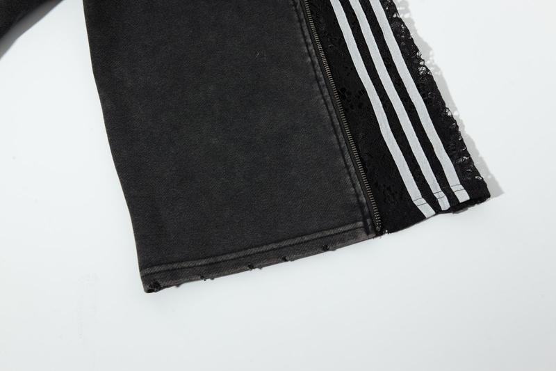 Flooo Womenswear Lace Pants,Soft Fabric,Comfort,Slimming,Pocket,Street Style,Adjustable Waistband,Solid Color,Shirred High Waist wide Leg Pants,Sport,Trendy