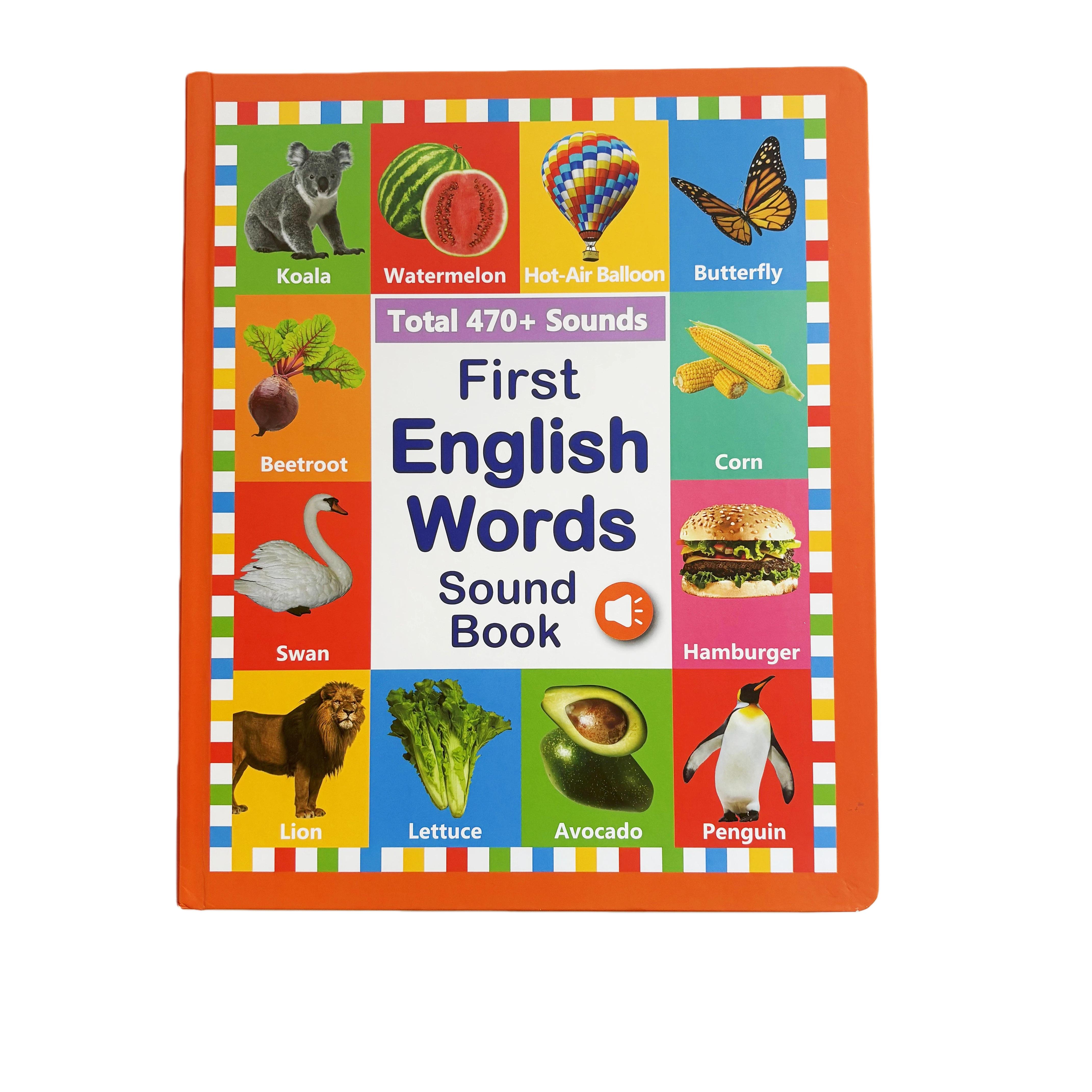 Interactive Talking Sound Picture Book for Kids , Spanish & English Bilingual, 300+ Words15 Themes6 Songs Q&A Learning Games, Screen-Free Preschool Educational Toy for Toddlers, Early Learning at Home & Travel, Valentines Day Gifts for Kids Animals