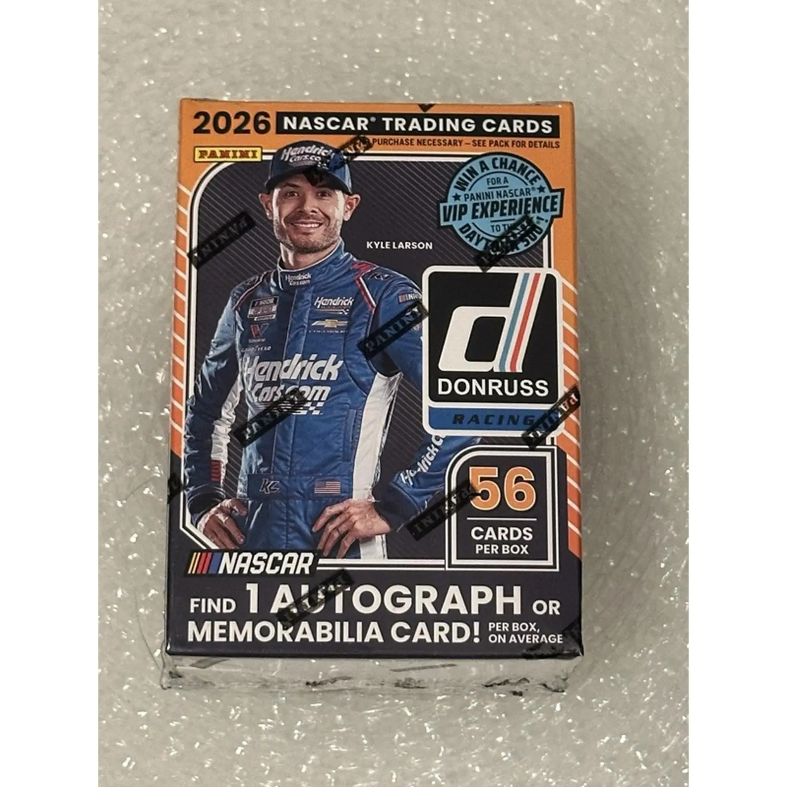 Panini 2026 NASCAR Trading Cards Donruss Racing Box with 56 Cards per Box Find 1 Autograph or Memorabilia Card