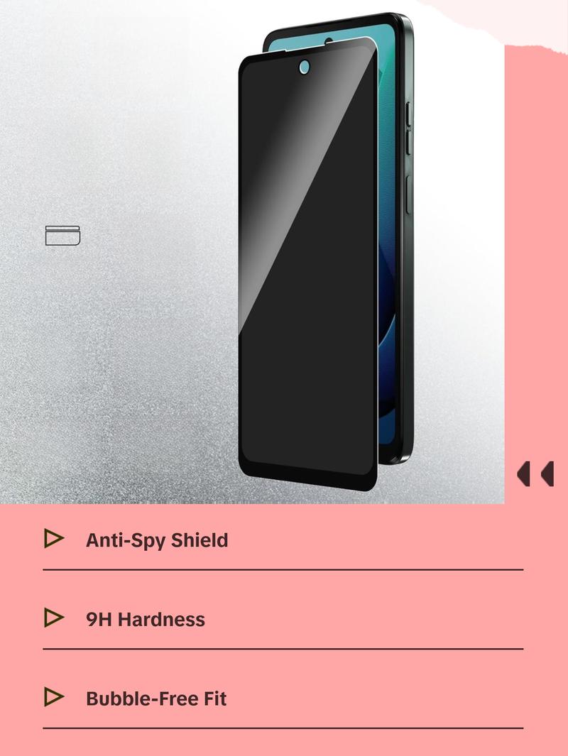 2 Pcs Privacy Screen Protector for Motorola Moto G 5G 2024 /G Play 2024 Anti-Spy Anti Peeping Tempered Glass Installation Protection 2 Pcs Privacy Screen Protector for Motorola Moto G 5G 2024 /G Play 2024 Anti-Spy Anti Peeping Tempered Glass Installation Protection