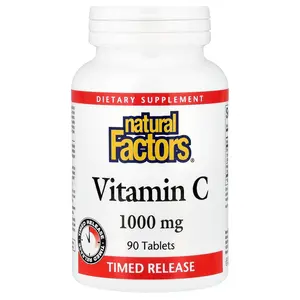 Natural Factors Vitamin C, Time Release, 1,000 mg, 90 Tablets