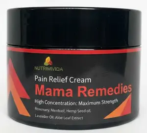 FAST ACTING! Mama Remedies Super Concentrated Topical Cream with Menthol & Herbal Oils | 4 fl oz (120 g)
