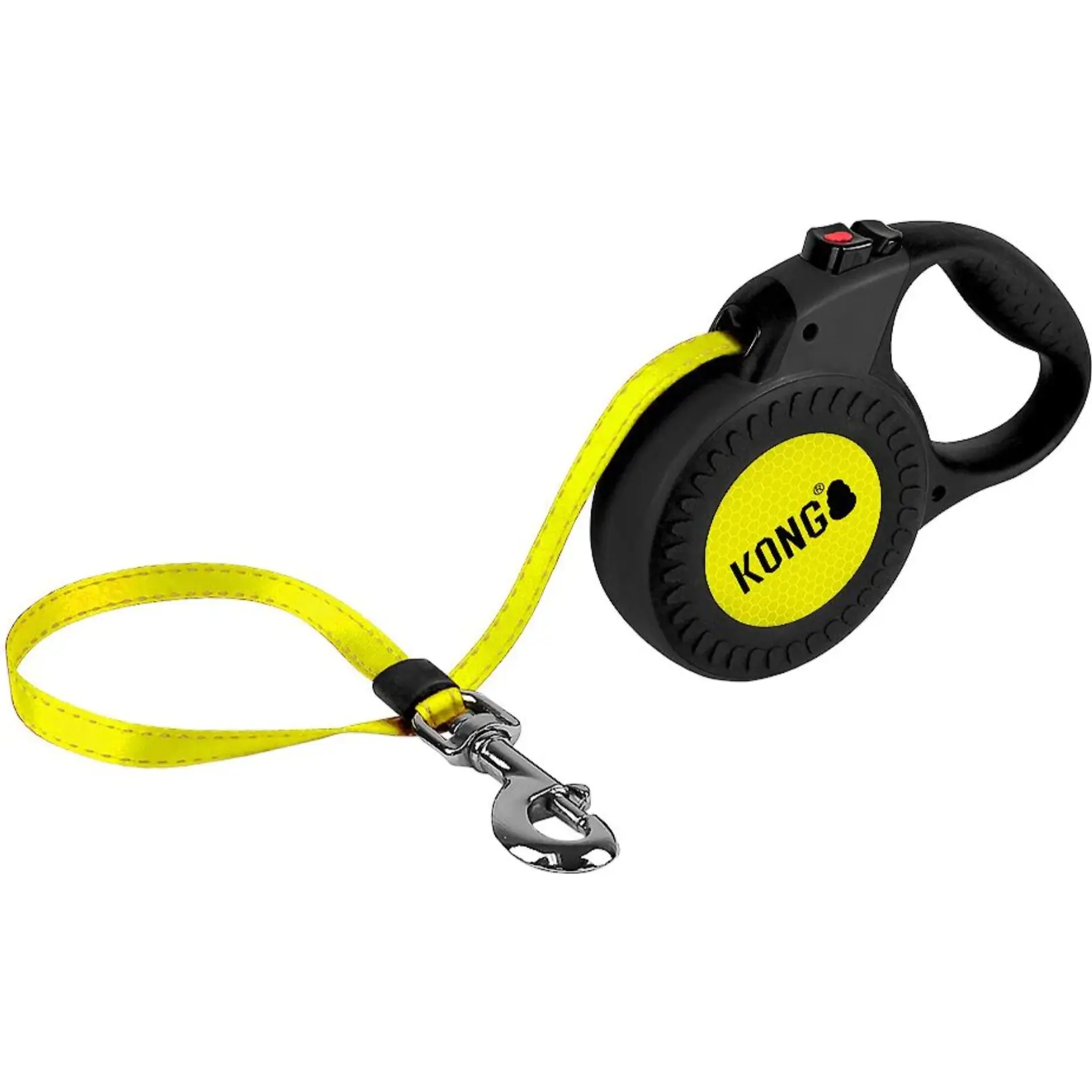 Kong Reflective Black Retractable Reflect Leash