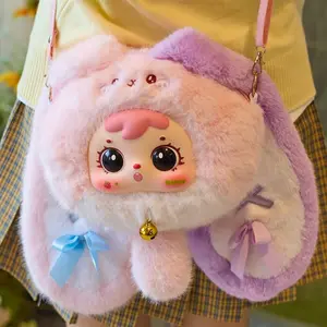 Samuel Lucky Wealth Rabbit Bag Series Soft Plush Toy Crossbody Handbag Collectible Blind Box