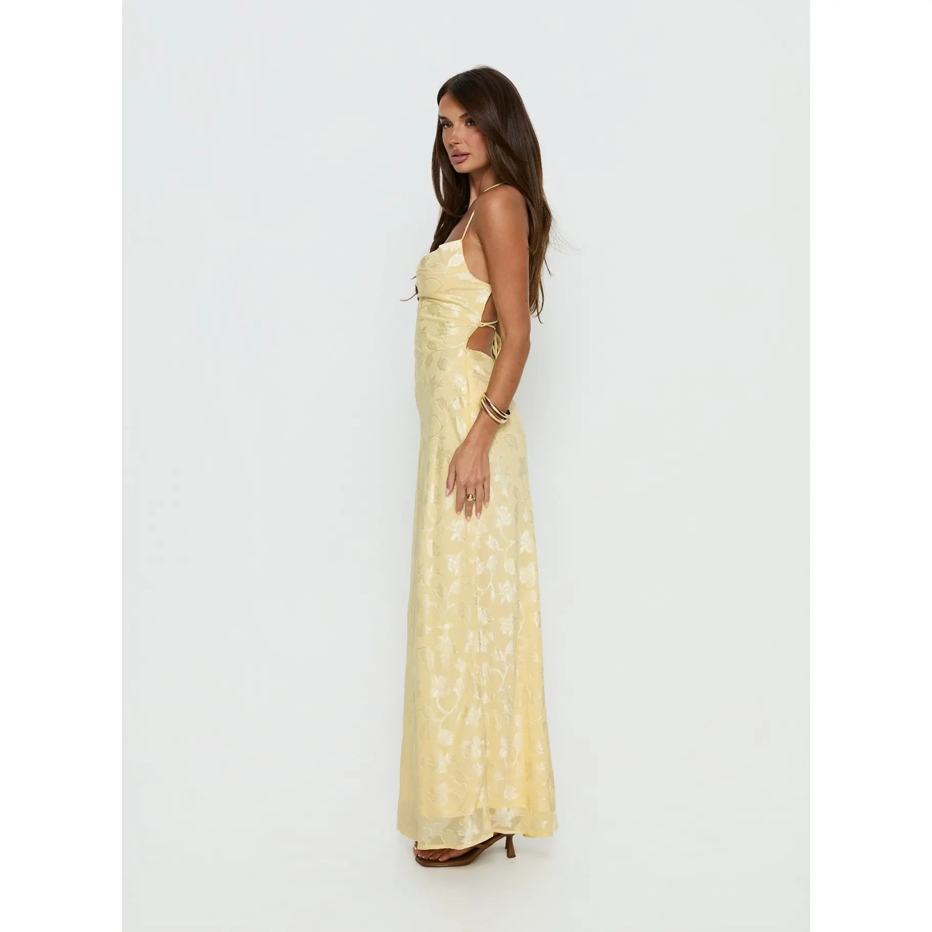 cape style maxi dress Long Black Dress with Cape