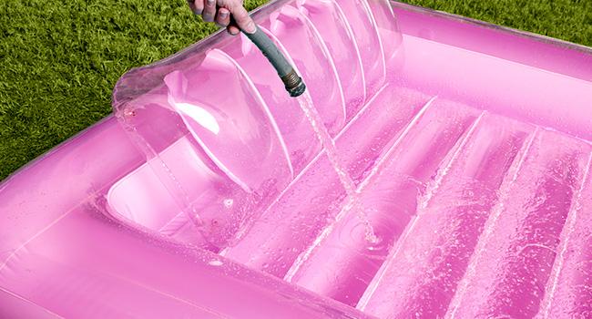 SLOOSH Inflatable L/XL Tanning Pool Lounger Float, 70" x 46" / 85" x 57" Pool Floats Adult with Pillow, 4 in 1 Suntan Tub Raft Floatie,Sunbathing Bed Lounge for Water Blow Up Ball Pit Party Gifts Father's Day Gifts TikTokShopSummerTurnup