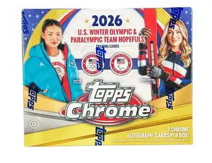 2026 Topps Chrome US Olympics & Paralympics Hopefuls Sealed Hobby Box