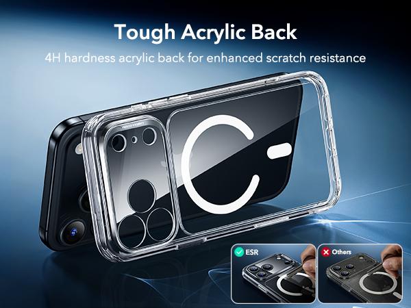 ESR for iPhone 17 Pro Max/Pro/Air Case, Camera Control, Compatible with MagSafe, Shockproof Military-Grade Protection, Magnetic Phone Case for Phone 2025, Classic Hybrid Case (HaloLock)