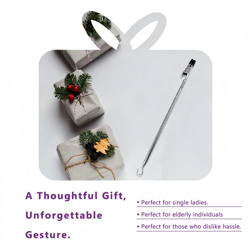 SGGUI 2 in 1 Bracelet Helper Tool for Self-Wearing Fastening Assistant Easy to Use Versatile for Various Bracelets,Quick Release Fastening Jewelry Clasp Helpers,Bracelet Assist Tool with Hook for Necklace - Clip