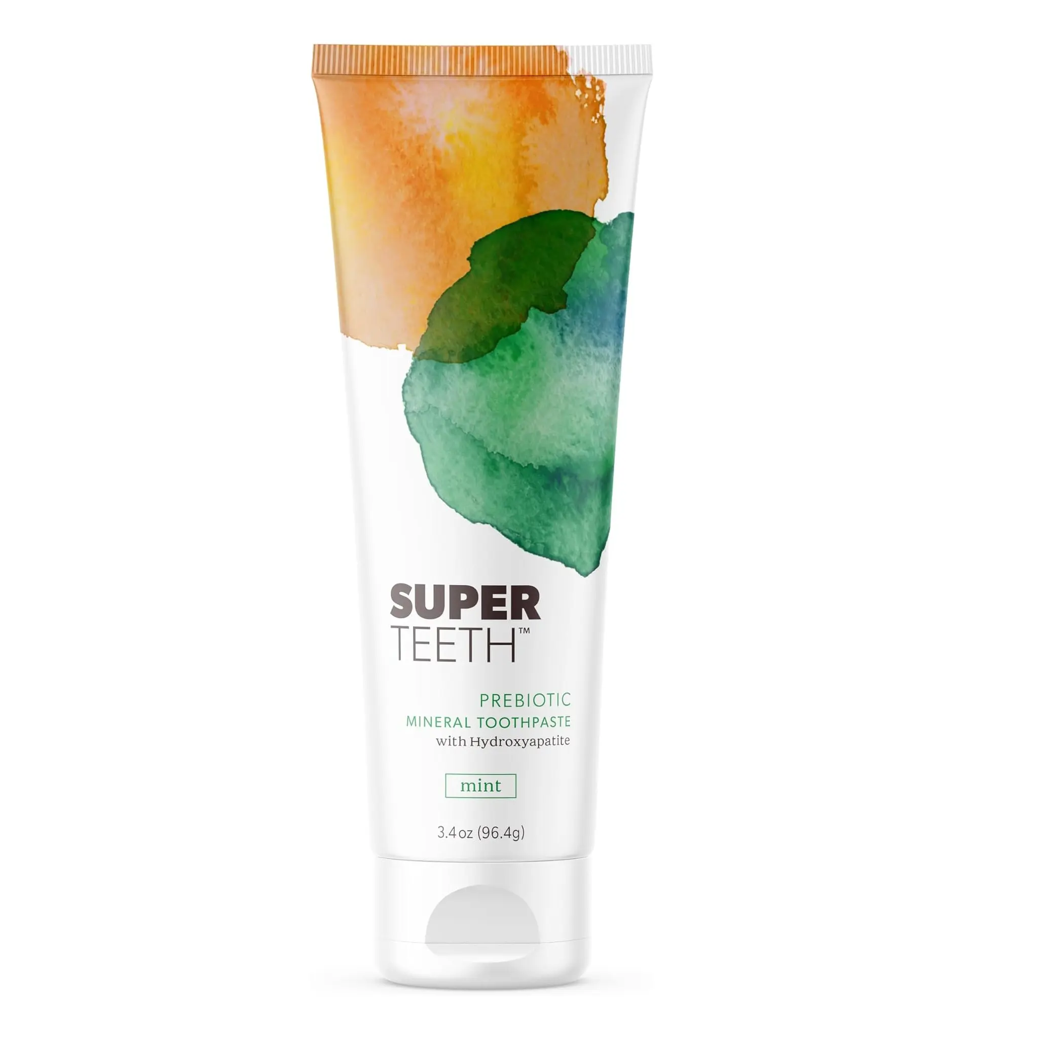 SuperTeeth Prebiotic Hydroxyapatite Toothpaste, Fluoride-Free - Mint
