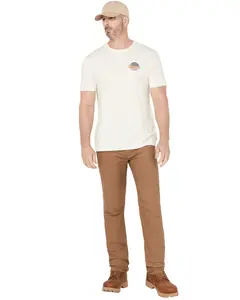Thorogood Men's Canvas Dwr Relaxed Straight Stretch Work Pants - Tg206139-Otter
