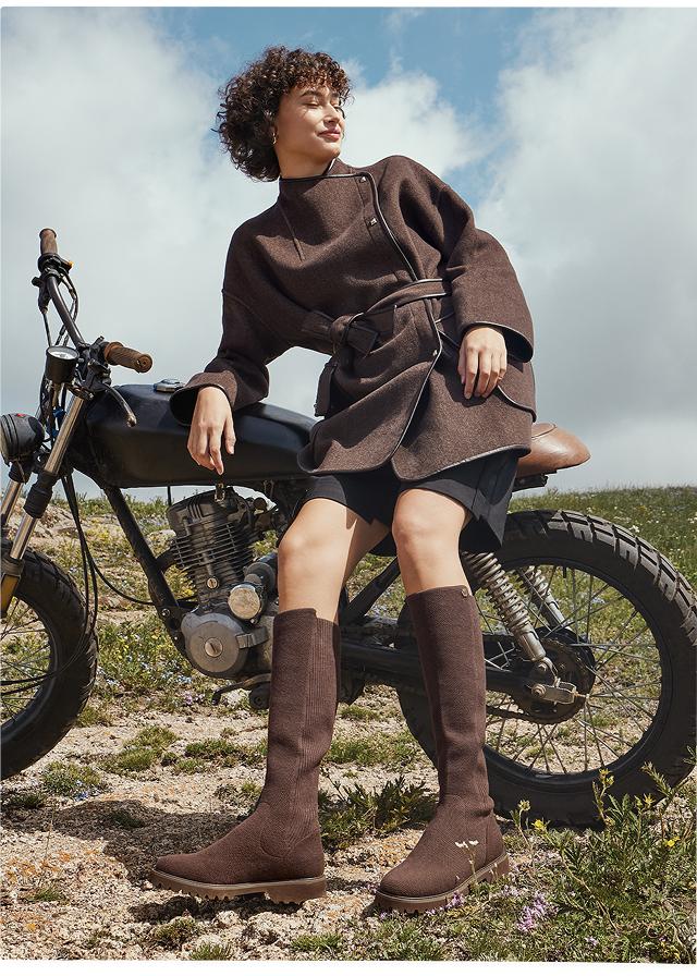 VIVAIA Women Round-Toe Stretchy Wool Knee-High Boots, Wide Calf Friendly, Fashionable and Stylish Boots, Water Repellent Travel Boots, Winter Boots, Knee High Fash high top boot riding Boots (Filipa) VIVAIA Women Round-Toe Stretchy Wool Knee-High Boots, Wide Calf Friendly, Fashionable and Stylish Boots, Water Repellent Travel Boots, Winter Boots, Knee High Fash high top boot riding Boots (Filipa)