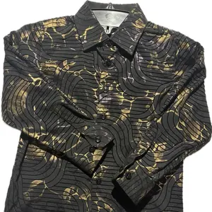 Camisa de niño  blue & gold  black & gold