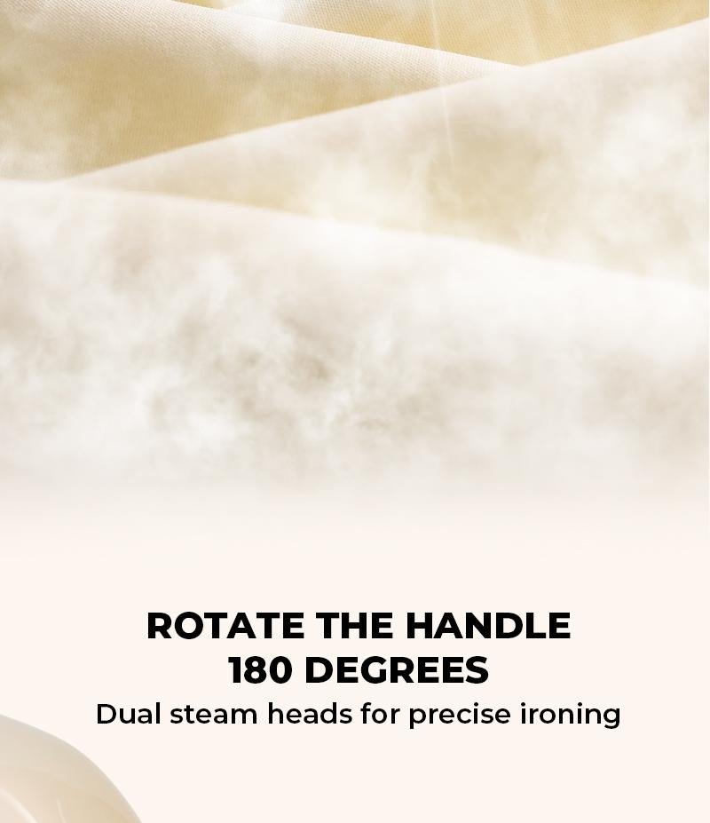 PUKOMC Wrinkle-free in seconds! This compact 1200W powerhouse heats in 10s, featuring dual-mode use, a 160ml tank, and a ceramic panel. Ideal for travel portable clothing steamer iron