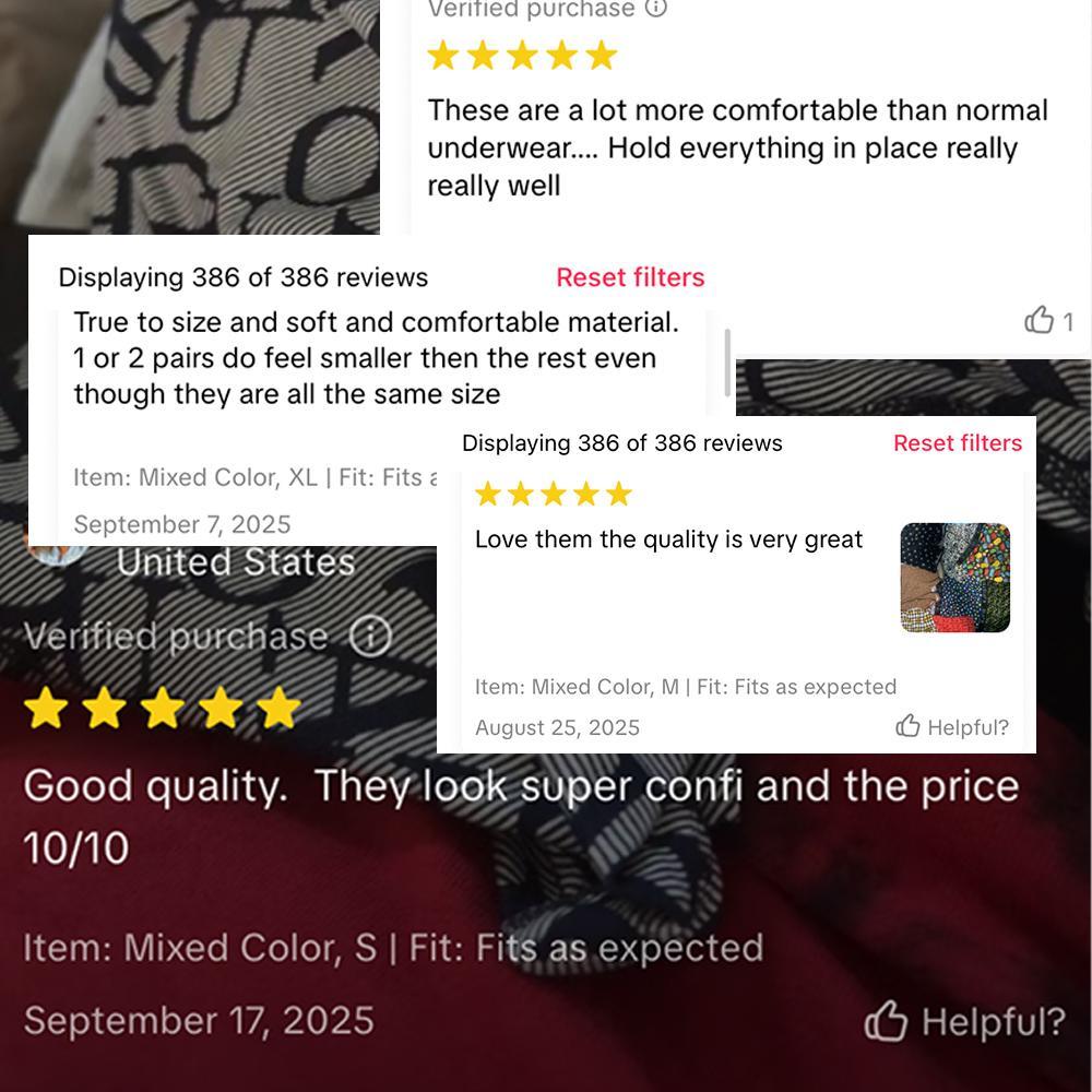 KJFISTMU Men's Boxer Briefs 12-Piece Random Set Autumn Clothing Breathable Antibacterial Fashionable Printed Graffiti Sport Underwear Comfortable Fitted Elastic Waistband Anti-Slip Soft Lightweight Fabric Menswear Bestie