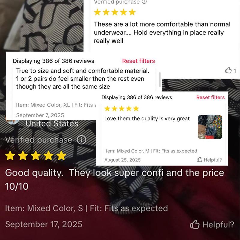 KJFISTMU Men's Boxer Briefs 12-Piece Random Set Autumn Clothing Breathable Antibacterial Fashionable Printed Graffiti Sport Underwear Comfortable Fitted Elastic Waistband Anti-Slip Soft Lightweight Fabric Menswear Bestie