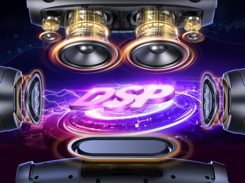 W-KING 120W Peak Outdoor Bluetooth Speaker, Wireless Mic+IPX6 Waterproof+42H Play, EQ/AUX/TF for Large Party Soundbar W-KING 120W Peak Outdoor Bluetooth Speaker, Wireless Mic+IPX6 Waterproof+42H Play, EQ/AUX/TF for Large Party Soundbar