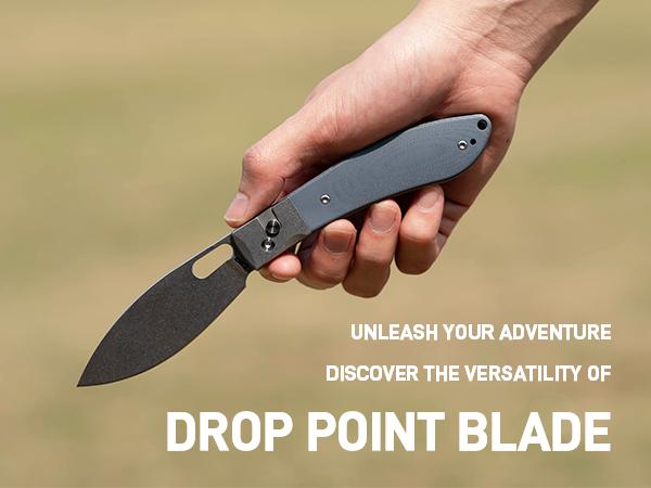 CJRB Sasaya Camping Tool Knife with 3.5'' AR-RPM9 Steel Blade, Survival Gear Knfie with Wood Handle for Men Women Camping Hiking and Survival Equipment Set