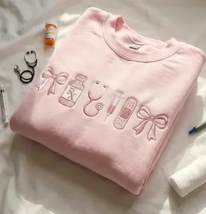[Ship from US] Embroidered Nurse Icon Sweatshirt, Healthcare Shirt, Medical Assistant, Nursing Grad Gift