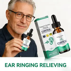 Eelhoe Cortexi Ear Ringing Relieving Drops 30ml - Natural Lavender Lemon & Grape Seed Oil Formula for Tinnitus Relief, Ear Inflammation Treatment & Healthy Hearing Support