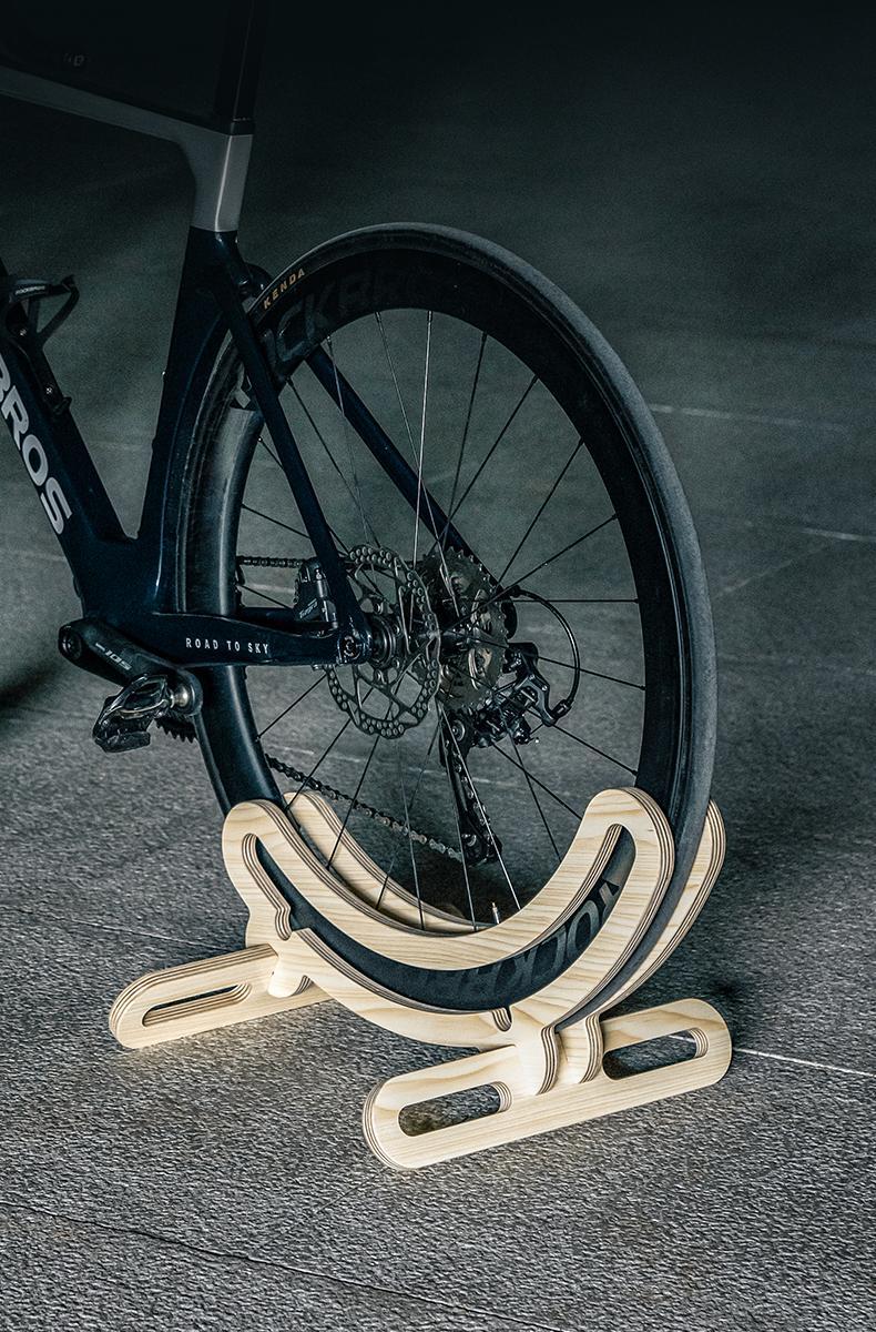 ROCKBROS Bike Stand Bicycle Parking Rack For 23-30/700C Support Wooden Bracket Bike Support Rack Wheel Holder