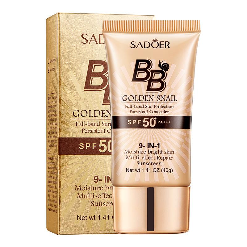 High-coverage waterproof snail BB cream - matte finish, long-lasting moisturizing and oil control, creates a natural makeup look, refreshing and non-greasy, perfect for makeup beginners, a great gift for Mother's Day, Christmas, and Valentine's Day.