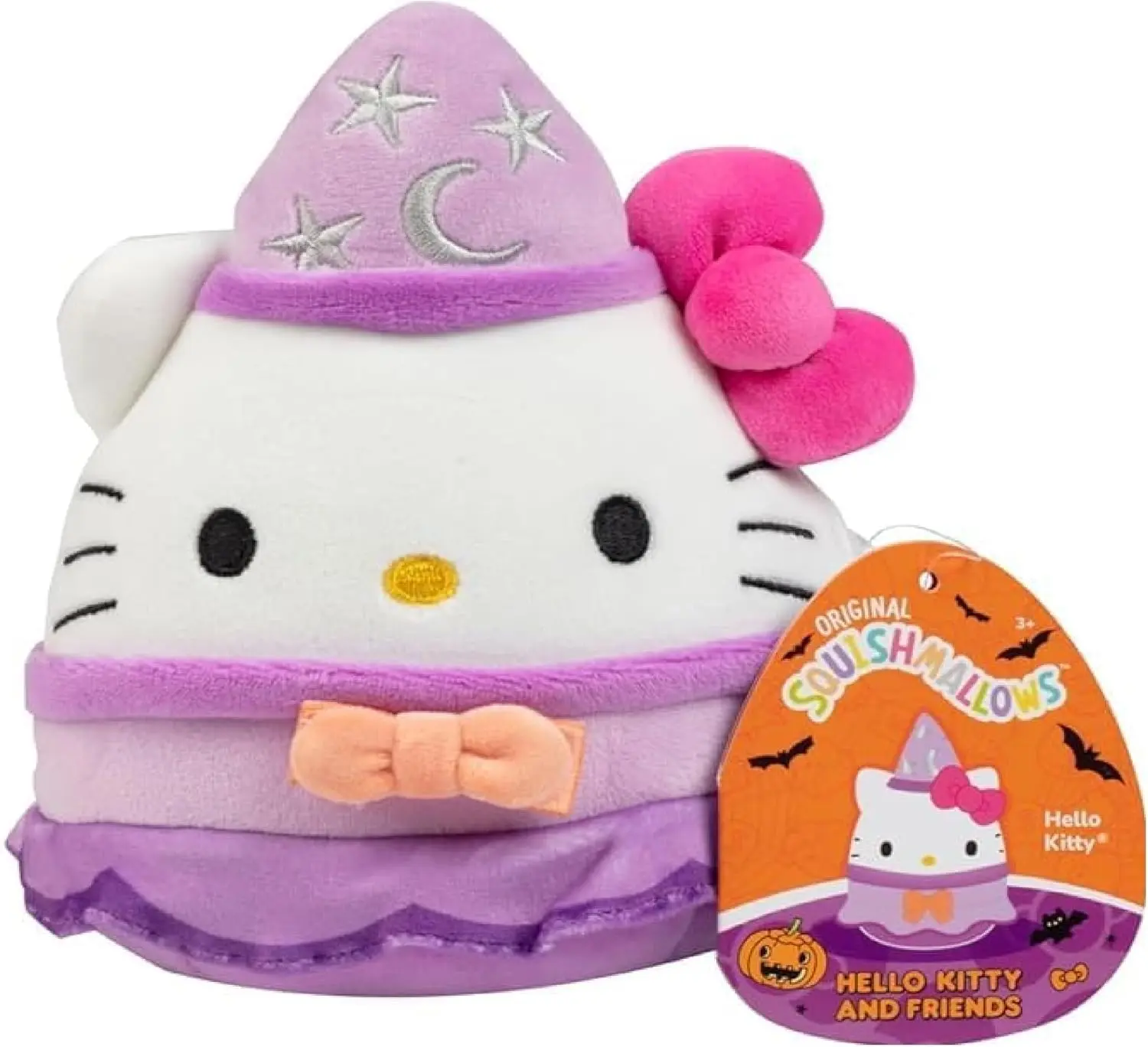 Squishmallows Original 5" Hello Kitty Plush Official Jazwares Hello Kitty & Friends Stuffed Animal Ultra Soft Mini Kawaii Toy Cute Collectible Squishy Plushie Gift for Kids, Girls, Boys & Sanrio Fans