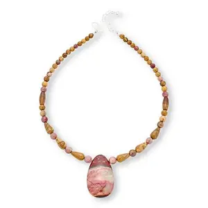 Mine Finds by Jay King Rainbow Chalcedony and Jasper Necklace