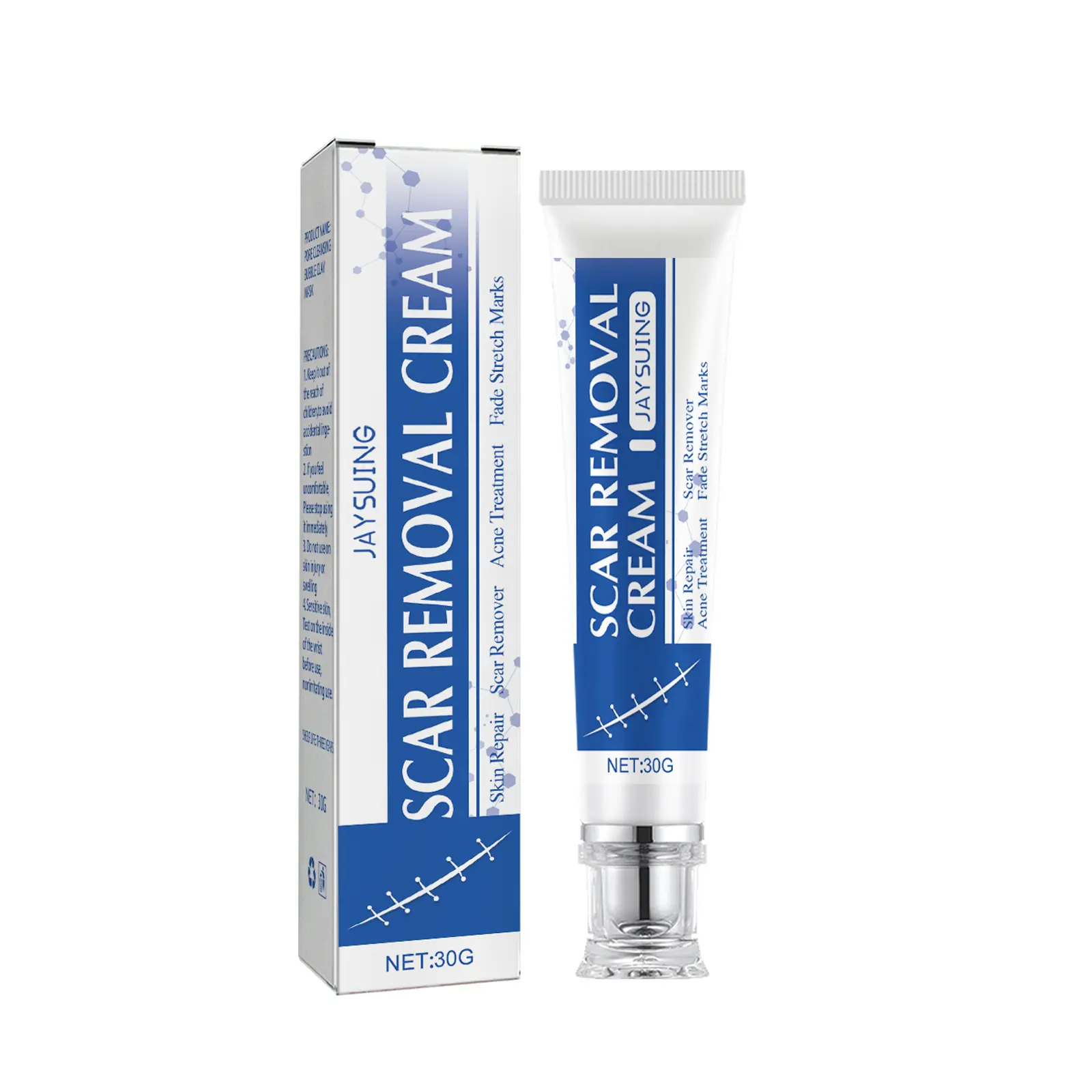 Professional Silicone Scar Removal Gel, Advanced Scar Treatment Cream for Old Scars, Acne Scars & Burn Marks, Face & Body Scar Fading Formula with Natural Ingredients, Gentle Skin Care