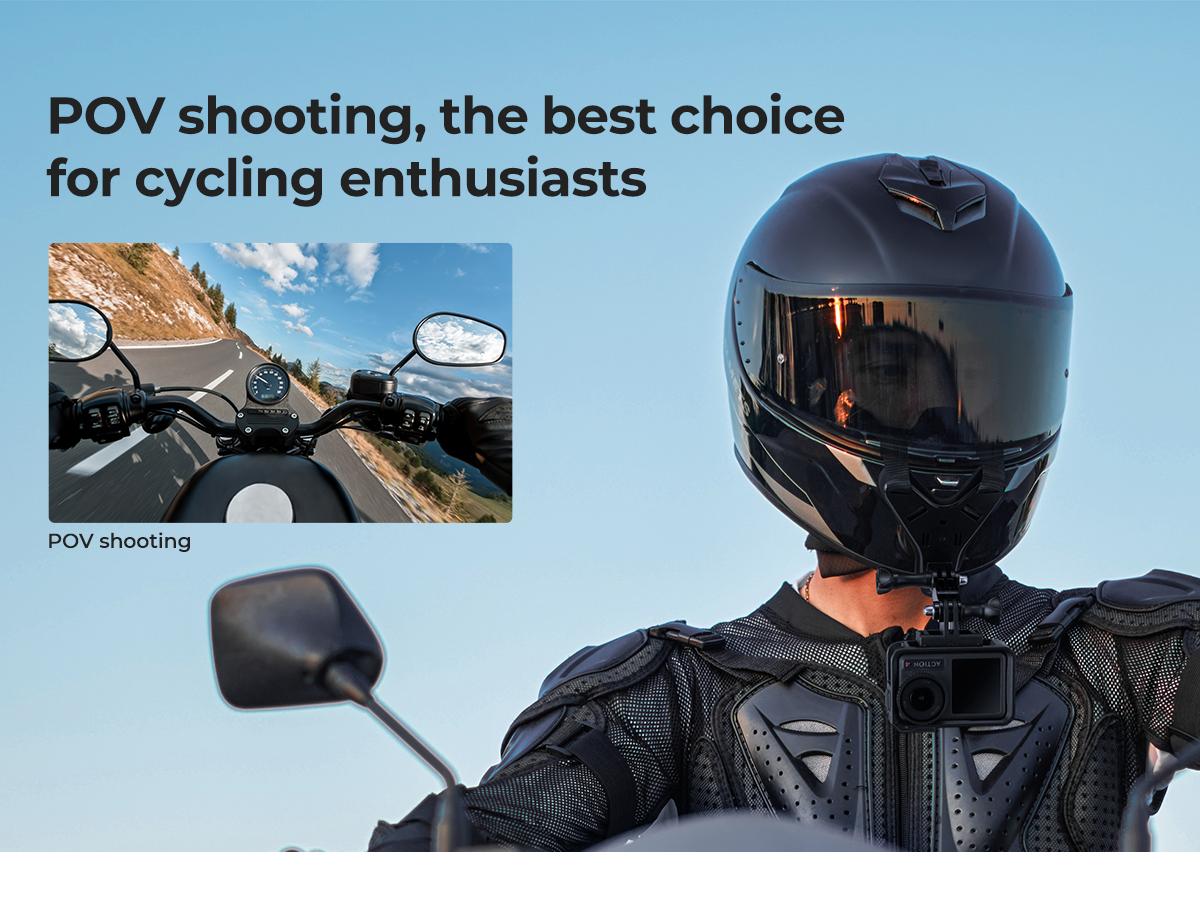 K&F Concept Upgrade Action Camera Motorcycle Dirt Bike Helmet Chin Strap Mount, Helmet Holder Mounting Attachment Compatible with GoPro Hero 13/12/11/10/9/8/DJI Osmo Action 5Pro/4/3/Insta360 X5/X4/X3 K&F Concept Upgrade Action Camera Motorcycle Dirt Bike Helmet Chin Strap Mount, Helmet Holder Mounting Attachment Compatible with GoPro Hero 13/12/11/10/9/8/DJI Osmo Action 5Pro/4/3/Insta360 X5/X4/X3