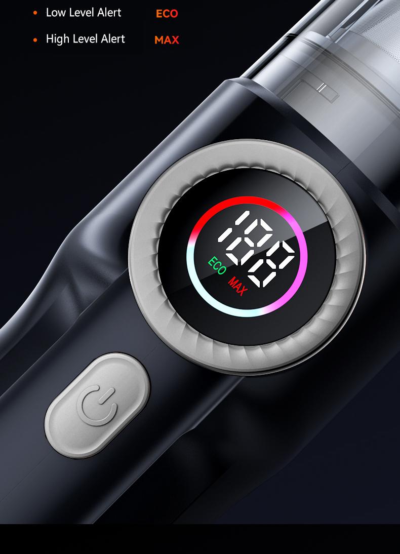 Vehicle and home wireless handheld vacuum cleaner, 2-in-1 car vacuum and blower, high power and strong suction, compact and mini handheld car interior cleaning machine, wet and dry car vacuum cleaner.