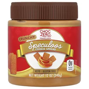 ChocZero Speculoos Cookie Spread, Crunchy, 12 oz (340 g)