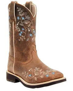 Shyanne Women's Hollie Western Performance Boot Broad Square Toe - Bswsp24p1