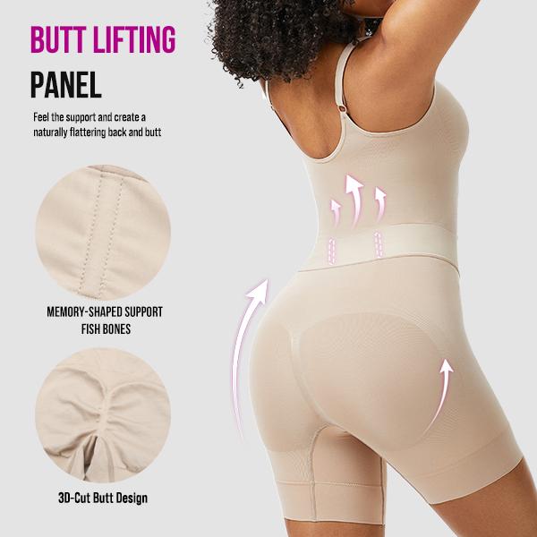 Lilylove Easy-Off Seamless Sculpting Bodysuit Full-Shapewear Tummy Slimming & Butt Lifting for Women Breathable Fabric & Everyday Comfort From S to XL